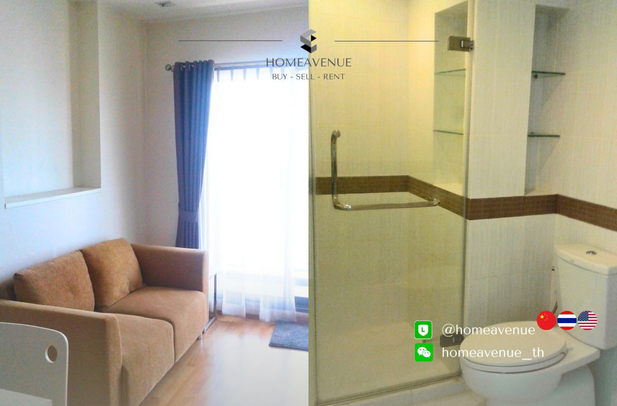 รูป เช่าคอนโด《Casa Condo Asoke-Dindaeng》✨ ปรับโฉมใหม่ทั้งห้อง พร้อมเข้าอยู่ทันที 🚇 ติด MRT พระราม 9 📲 Line: @homeavenue | ราคาพิเศษ 💥HA-171 - รูปที่ 2/6