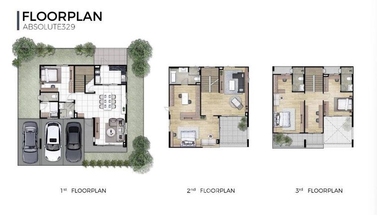 5-bed house for sale, 358.1 sqm, 52.5 sq wah, Nirvana Absolute Krungthepkreetha
