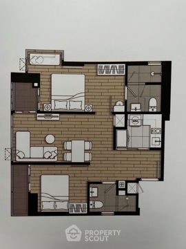 2-BR Condo at Niche Pride Ekkamai near ARL Ramkhamhaeng (ID 2193372)
