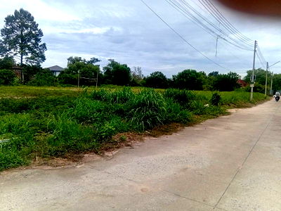 Land for sale Pinthong Industrial Estate : Beautiful plot of vacant land for sale in a community area, Na Phrao, Sri Racha, Chonburi