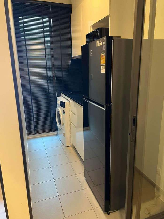 picture Y010 Condo for rent Chewathai Kaset - Nawamin, near BTS Green Line, fully furnished, has washing machine. - 9/12