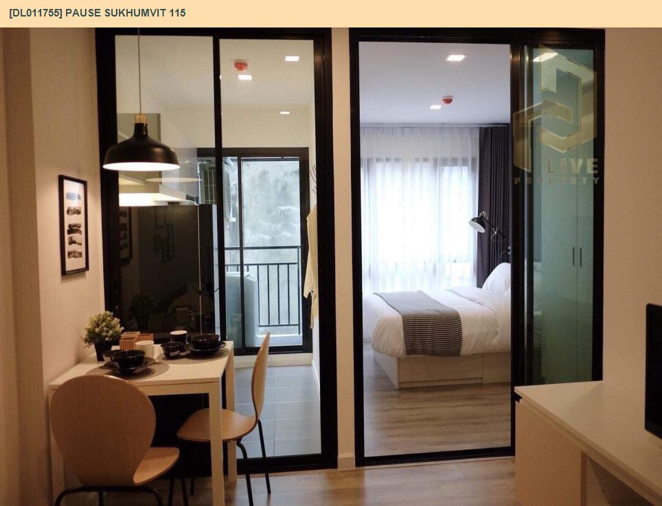 picture DL011755 Condo for rent, Pause Sukhumvit 115 near BTS Pu Chao, ready to move in, call urgently 0656133286 LineID @655ebbvc - 5/7