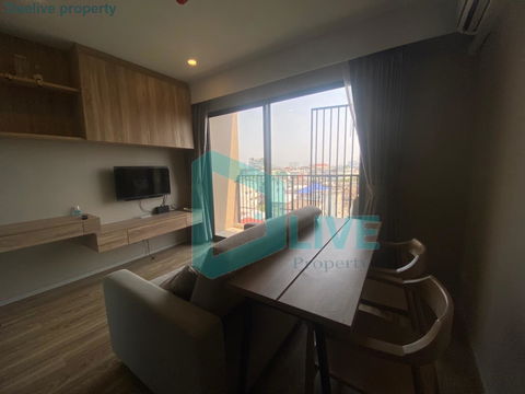 DL100179 Condo for rent, Blossom Condo @ Sathorn - Charoenrat near BTS Surasak, ready to move in, call urgently 0656133286 LineID @655ebbvc