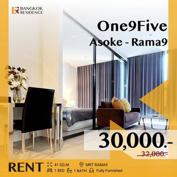  One9Five Asoke - Rama9  💝 Condo in Prime Location, Attractive Price 💸 Near MRT Rama9 