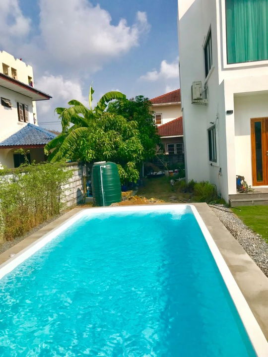 picture 🟢For Rent🟢Luxury modern style house with swimming pool, Udomsuk 42 (Sukhumvit 103)📱ADD LINE @nathong97 (Reply ⚡ 24 Hr) P1289 - 20/20