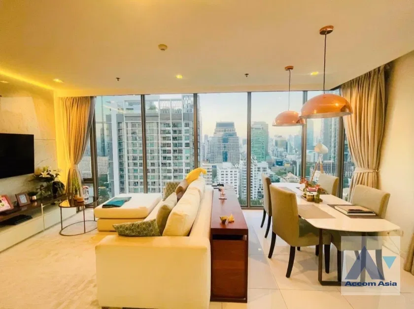 รูป 🔼🔽 AccomA 📩 Corner Unit,Fully Furnished 2 BR Condominium @Nara 9 by Eastern Star (AA44549) - รูปที่ 3/14