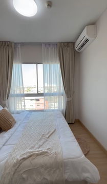 🍀ให้เช่าคอนโดThe Kith Sukhumvit 113 ใกล้ BTS สำโรง ขนาด 28ตรม.1นอน เฟอร์ครบ เพียง 7000-