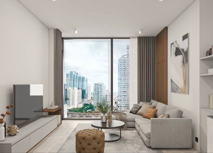 picture For rent✨ Tait 12  🔥 Line ID @034etfin 📲 1 bedroom 1 bathroom ✨ BTS St. Louis 180 metres 💚 - 3/9