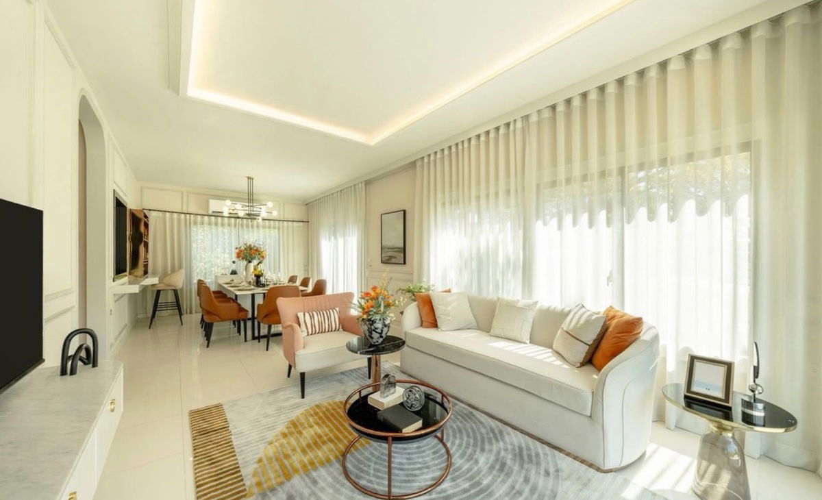 picture Single house for sale in the Britannia Bangna - Sriwari fully furnished, near Mega Bangna shopping center. Interested? Add me on Line @841qqlnr. - 3/27