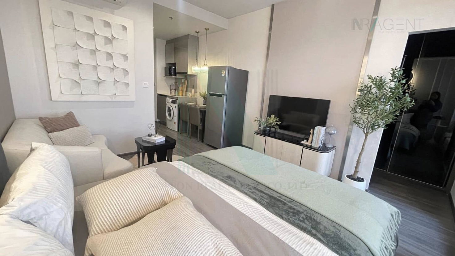 picture For Rent Condo IDEO MOBI RANGNAM Building 1, Floor 24,Studio, Room size 30 sqm - 4/8