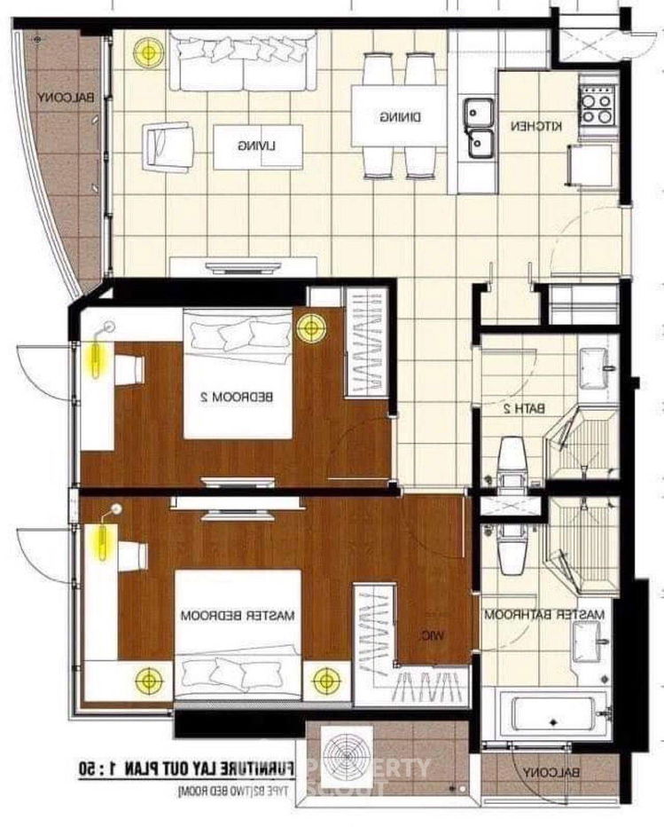 picture 2-BR Condo at Q Langsuan near BTS Ratchadamri (ID 1177252) - 12/18