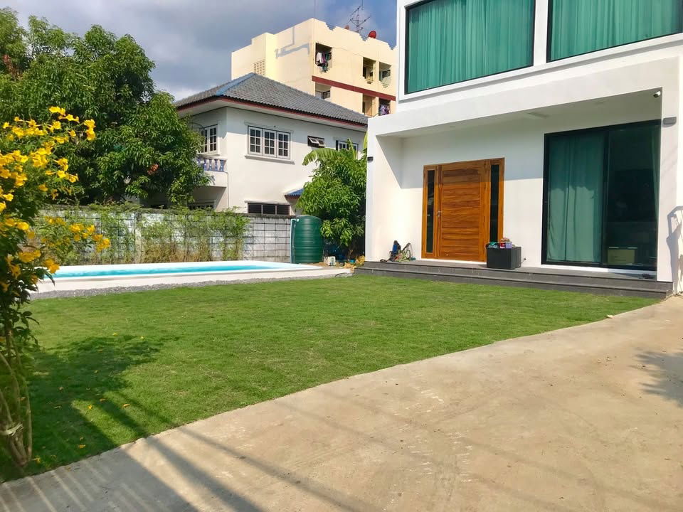 picture 🟢For Rent🟢Luxury modern style house with swimming pool, Udomsuk 42 (Sukhumvit 103)📱ADD LINE @nathong97 (Reply ⚡ 24 Hr) P1289 - 1/20