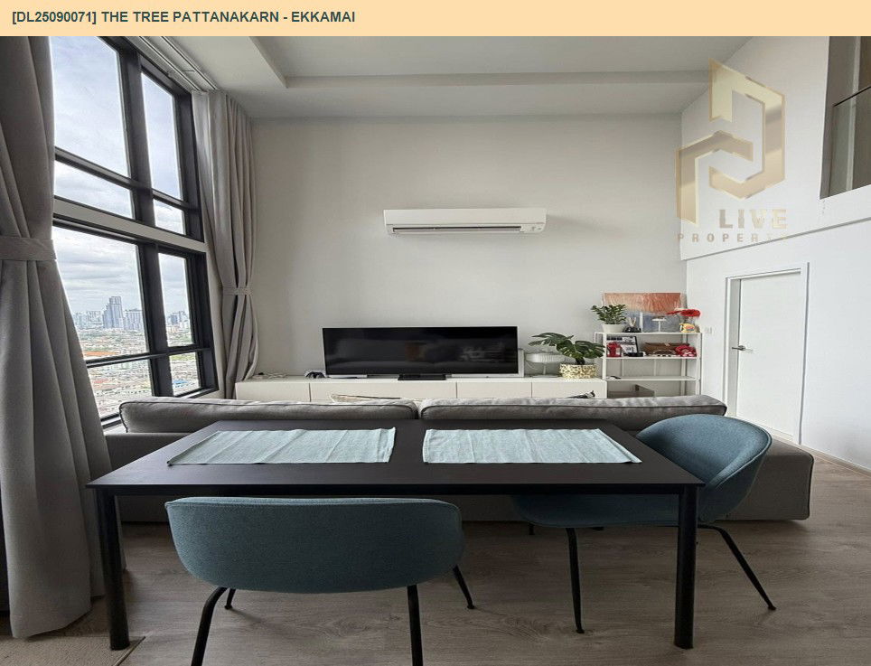picture DL25090071 Condo for rent, The Tree Pattanakarn - Ekkamai near สายสีส้ม, ready to move in, call urgently 0656133286 LineID @534wlwof - 6/18