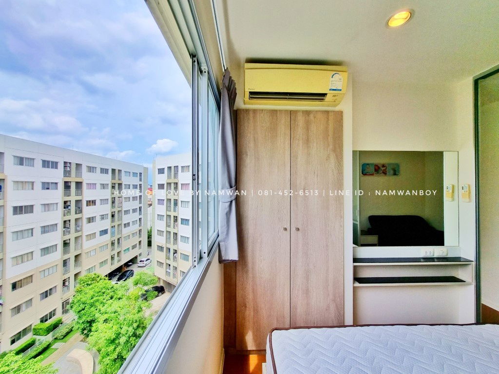 รูป ((ให้เช่า)) ลุมพินี คอนโดทาวน์ รามอินทรา-ลาดปลาเค้า เฟส 1 ตึก A1 ชั้น 7 วิวสวน เฟอร์ Built-In (SA171) - รูปที่ 4/24