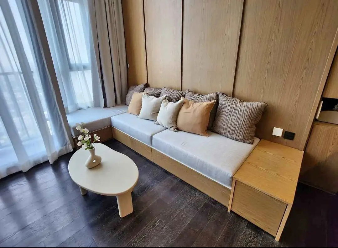 picture Park Origin ThongLor 40th FL.,Duo Space 60 Sq.m. 2 bed 2 bath Rent 70K Baht  - 1/9