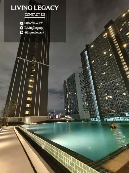 รูป T1S8FQ ให้เช่าคอนโด Regent Home Bangna 28 ตร.ม. ชั้น 30 ตึก A line id : @livinglegacy - รูปที่ 5/6