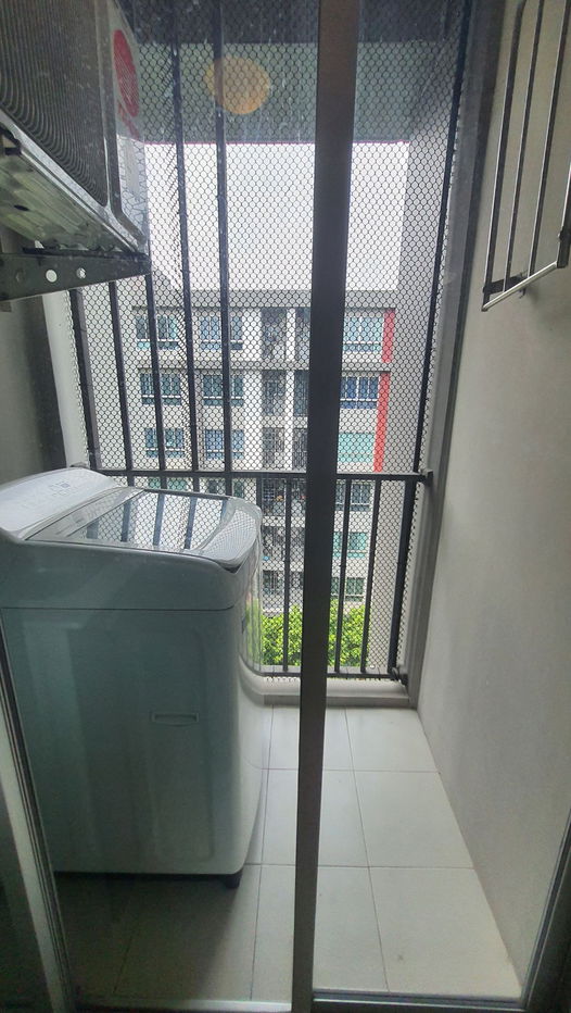 รูป cd1259 ให้เช่าคอนโด เช่าราคาถูก ห้องสวย ชั้นสูง (มีเครื่องซักผ้า) ดีคอนโด แคมปัส รีสอร์ท เอแบค บางนา ใกล้ Abac bangna - รูปที่ 18/21