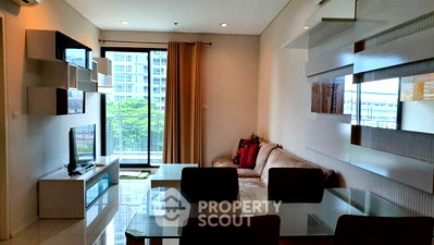 คอนโดให้เช่า : คอนโด 1-ห้องนอน ที่ วิลล่า อโศก ใกล้ MRT เพชรบุรี (ID 509091)