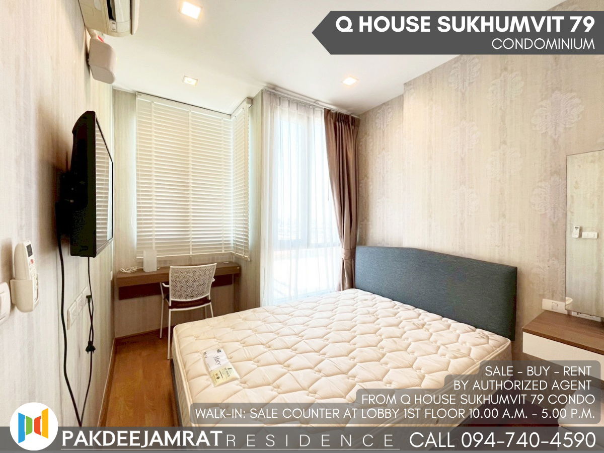รูป 🅵🅾️🆁 🆁🅴🅽🆃 𝗤 𝗛𝗼𝘂𝘀𝗲 𝗦𝘂𝗸𝗵𝘂𝗺𝘃𝗶𝘁 𝟳𝟵 1 ห้องนอน 1 ห้องน้ำ  ขนาด 30 ตร.ม. 16,500 บาท / เดือน - รูปที่ 2/17