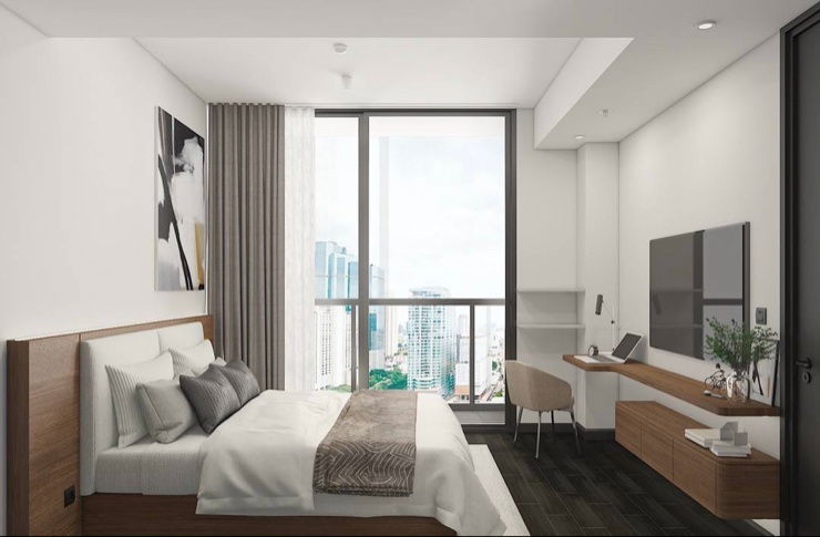 picture For rent✨ Tait 12  🔥 Line ID @034etfin 📲 1 bedroom 1 bathroom ✨ BTS St. Louis 180 metres 💚 - 6/9