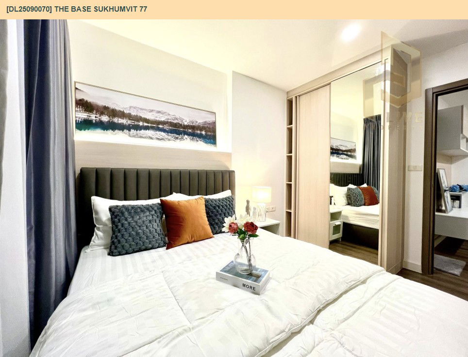 รูป DL25090070 ให้เช่าคอนโด เดอะ เบส สุขุมวิท 77 (The Base Sukhumvit 77) ใกล้ BTS อ่อนนุช พร้อมเข้าอยู่ โทรด่วน 0638692663 LineID @534wlwof - รูปที่ 4/22