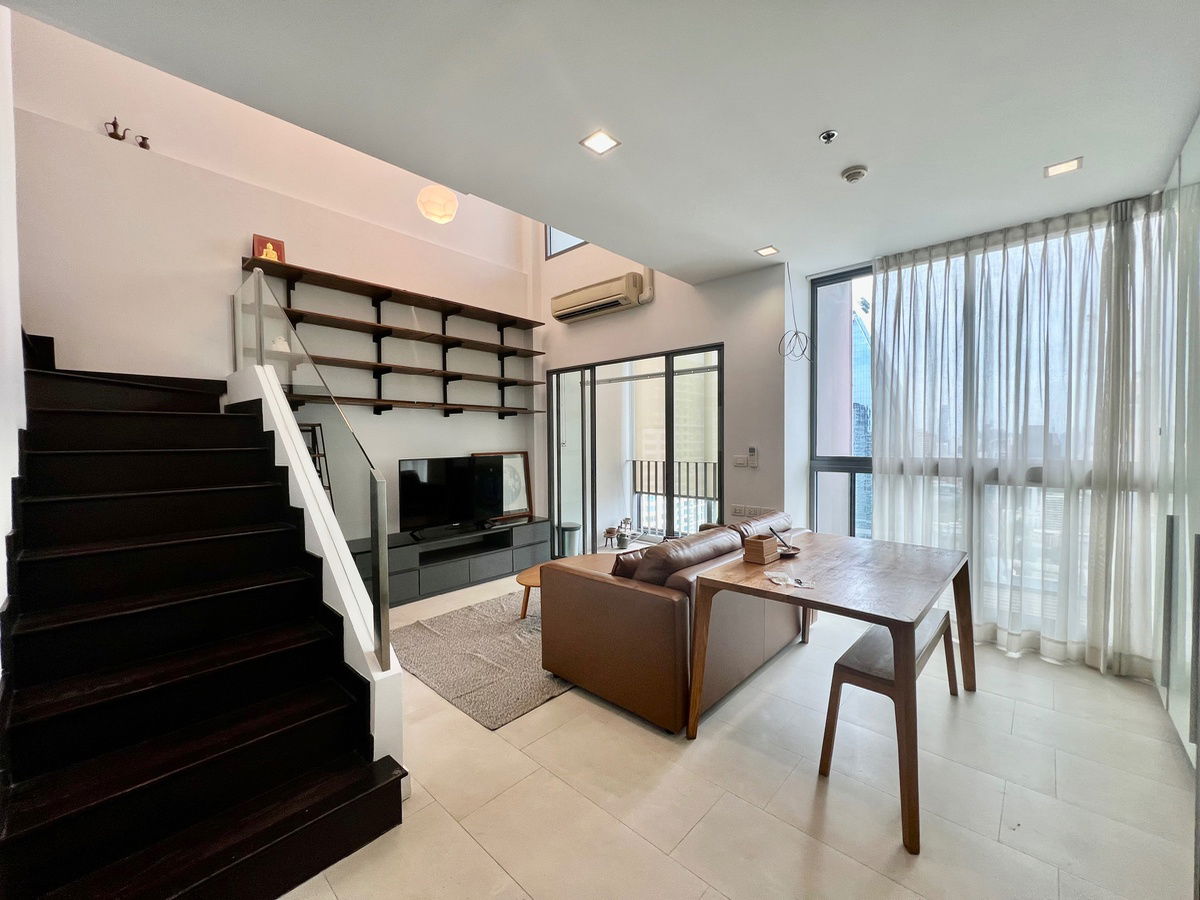 picture 🌆 For Rent: Ideo Q Phayathai | High-Floor Duplex with Stunning City View Fully Furnished | Great Location - 1/21