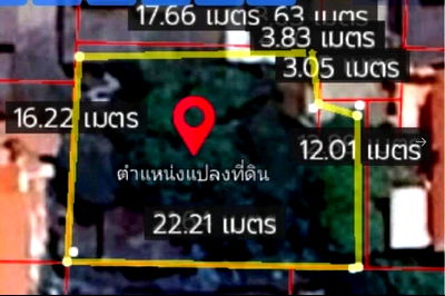 ที่ดิน จีเอ็มเอ็ม แกรมมี่ : LTHC12990 – Land for sale ที่ดินขาย at Pridi Banomyong 26 สุขุมวิท 71 Size 92 sqw. ONLY 15.7 MB