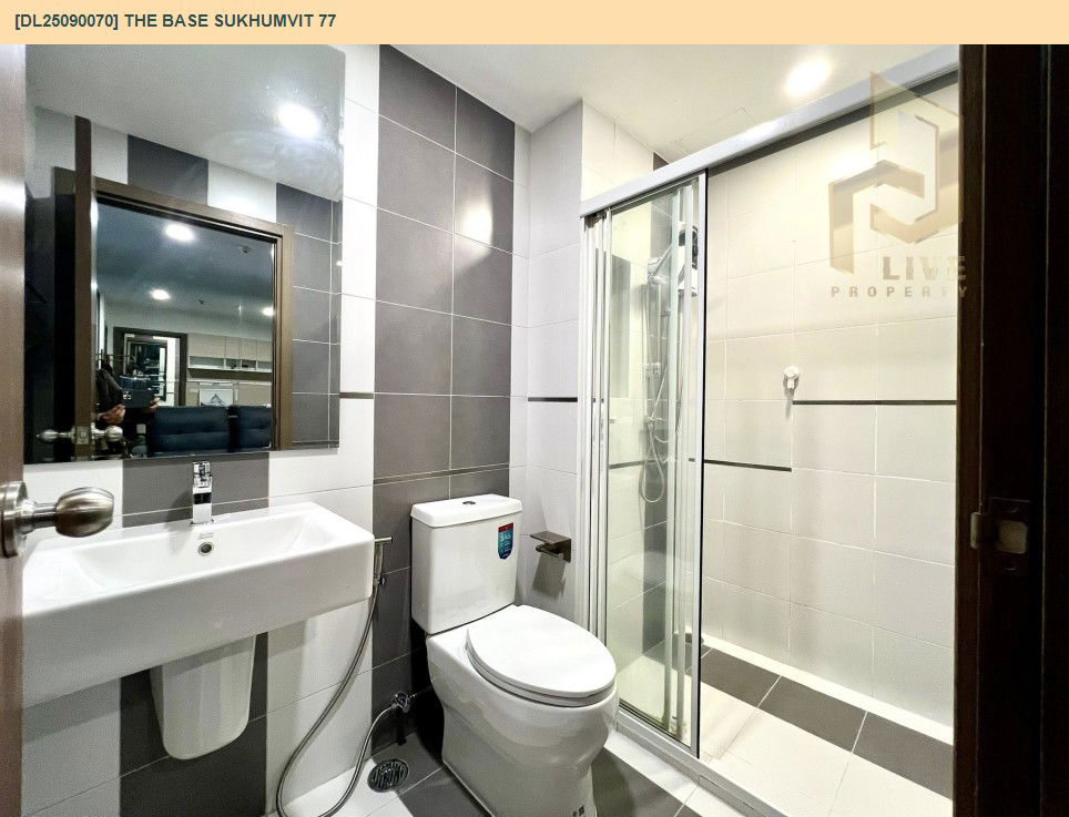 รูป DL25090070 ให้เช่าคอนโด เดอะ เบส สุขุมวิท 77 (The Base Sukhumvit 77) ใกล้ BTS อ่อนนุช พร้อมเข้าอยู่ โทรด่วน 0638692663 LineID @534wlwof - รูปที่ 19/22