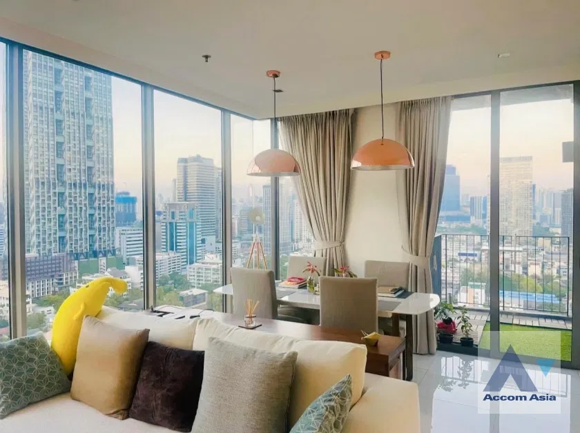 รูป 🔼🔽 AccomA 📩 Corner Unit,Fully Furnished 2 BR Condominium @Nara 9 by Eastern Star (AA44549) - รูปที่ 6/14