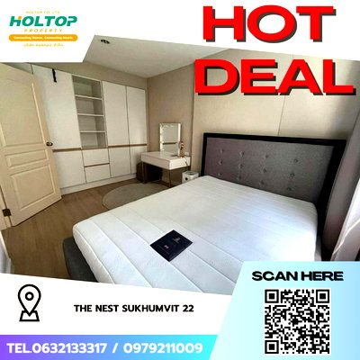 คอนโดให้เช่า : #Z2282💥040968🔥ให้เช่าคอนโด The Nest Sukhumvit 22