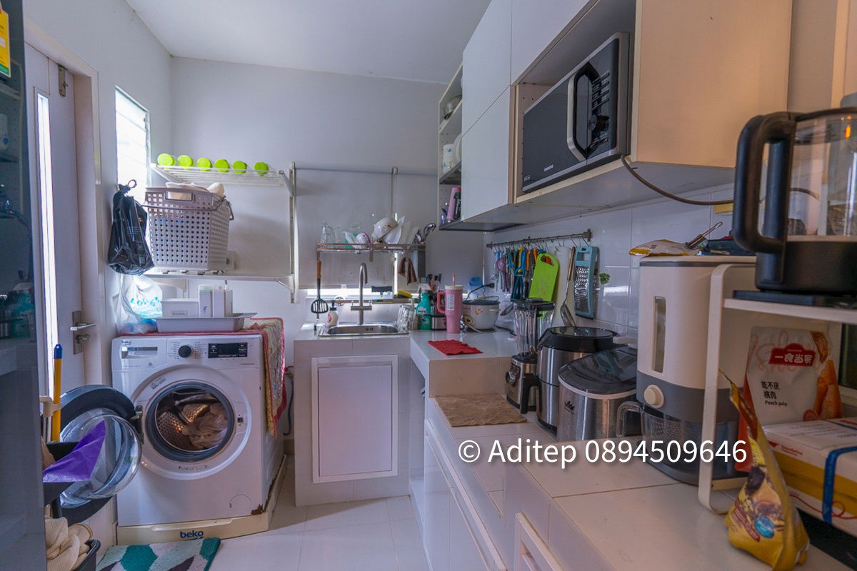 picture Single house for sale, 60 sq m, Pruklada Wongwaen-Hathai Rat, 3 bedrooms, 3 bathrooms, front of house facing the garden - 18/29