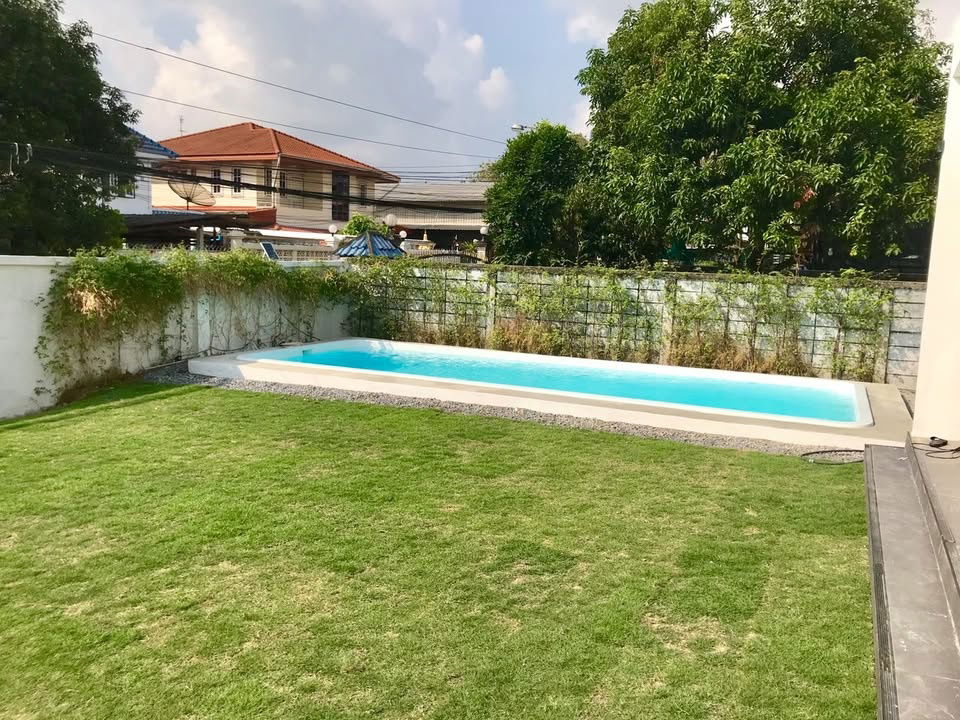 picture 🟢For Rent🟢Luxury modern style house with swimming pool, Udomsuk 42 (Sukhumvit 103)📱ADD LINE @nathong97 (Reply ⚡ 24 Hr) P1289 - 9/20