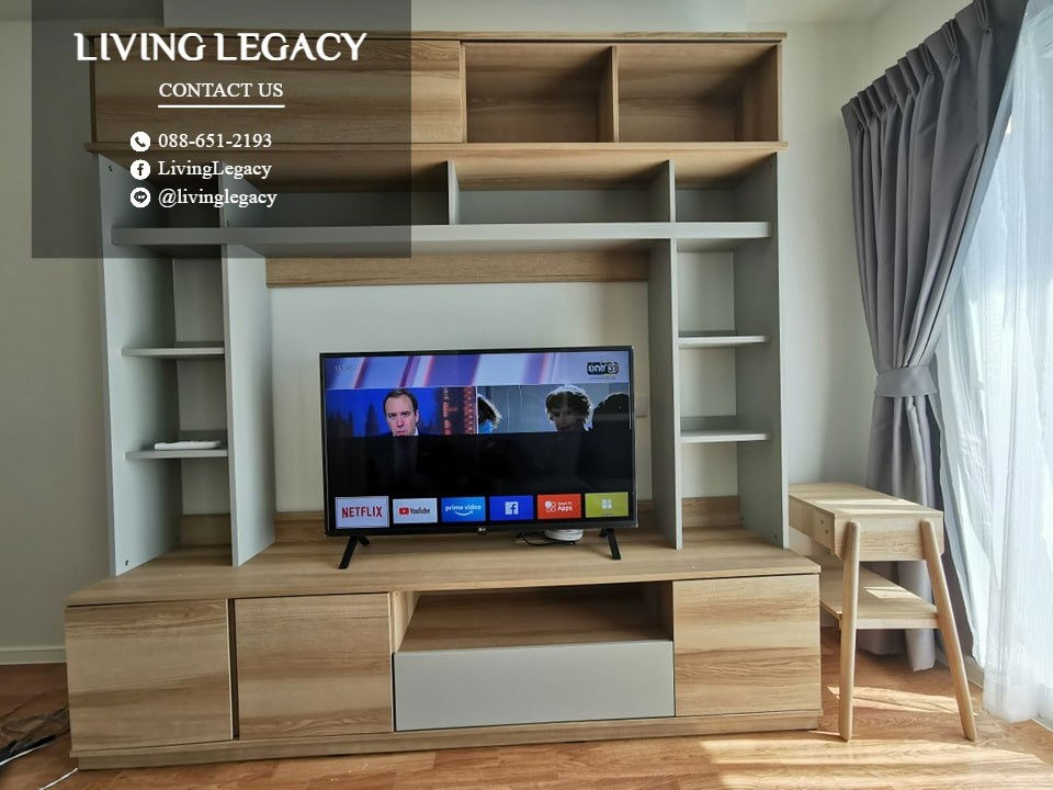 picture LW58KFZY Condo For Rent Lumpini Ville Phatanakan - Srinakarin 28.5 Sq.M. Floor 30 line id : @livinglegacy - 9/10
