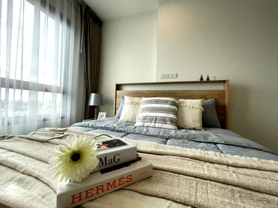 คอนโดให้เช่า : Y016🔥ด่วน🔥 Rich Park @Triple Station พระราม9 ห้องว่างพร้อมเข้าอยู่ ติดรถไฟฟ้า3สาย สายสีแดง,สายสีเหลือง,APLหัวหมาก เฟอร์ครบ ห้องสวย