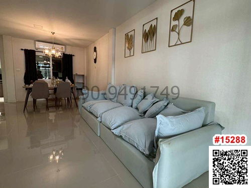 picture Townhome for rent, Rasa Grandville, Phahon Yothin 73, ready to move in, near BTS KPO. - 9/10