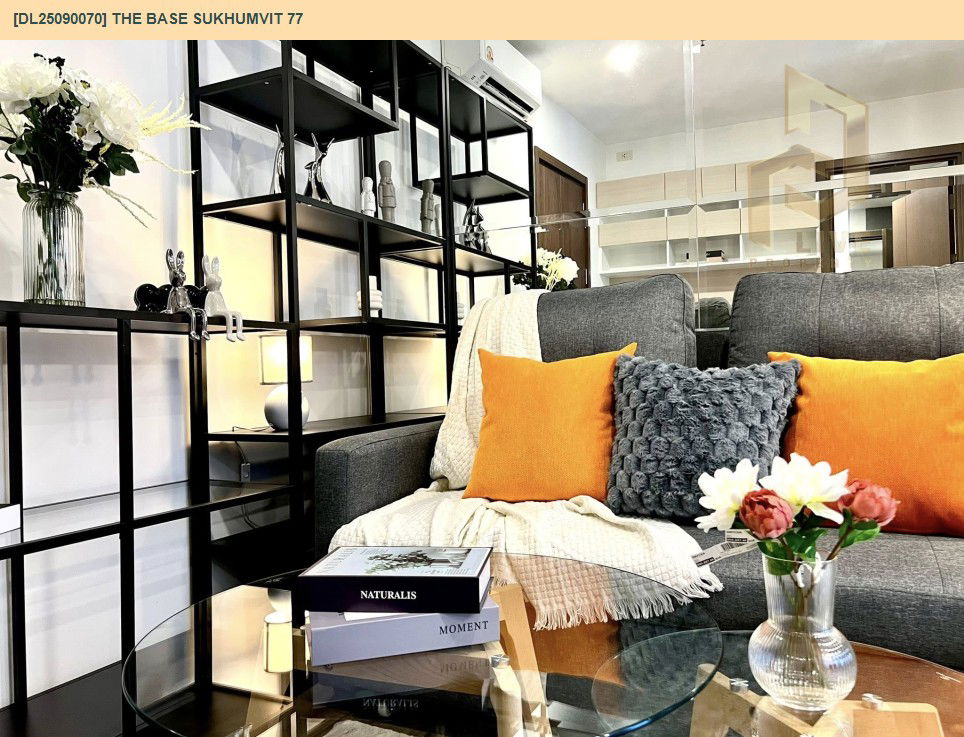 รูป DL25090070 ให้เช่าคอนโด เดอะ เบส สุขุมวิท 77 (The Base Sukhumvit 77) ใกล้ BTS อ่อนนุช พร้อมเข้าอยู่ โทรด่วน 0638692663 LineID @534wlwof - รูปที่ 7/22