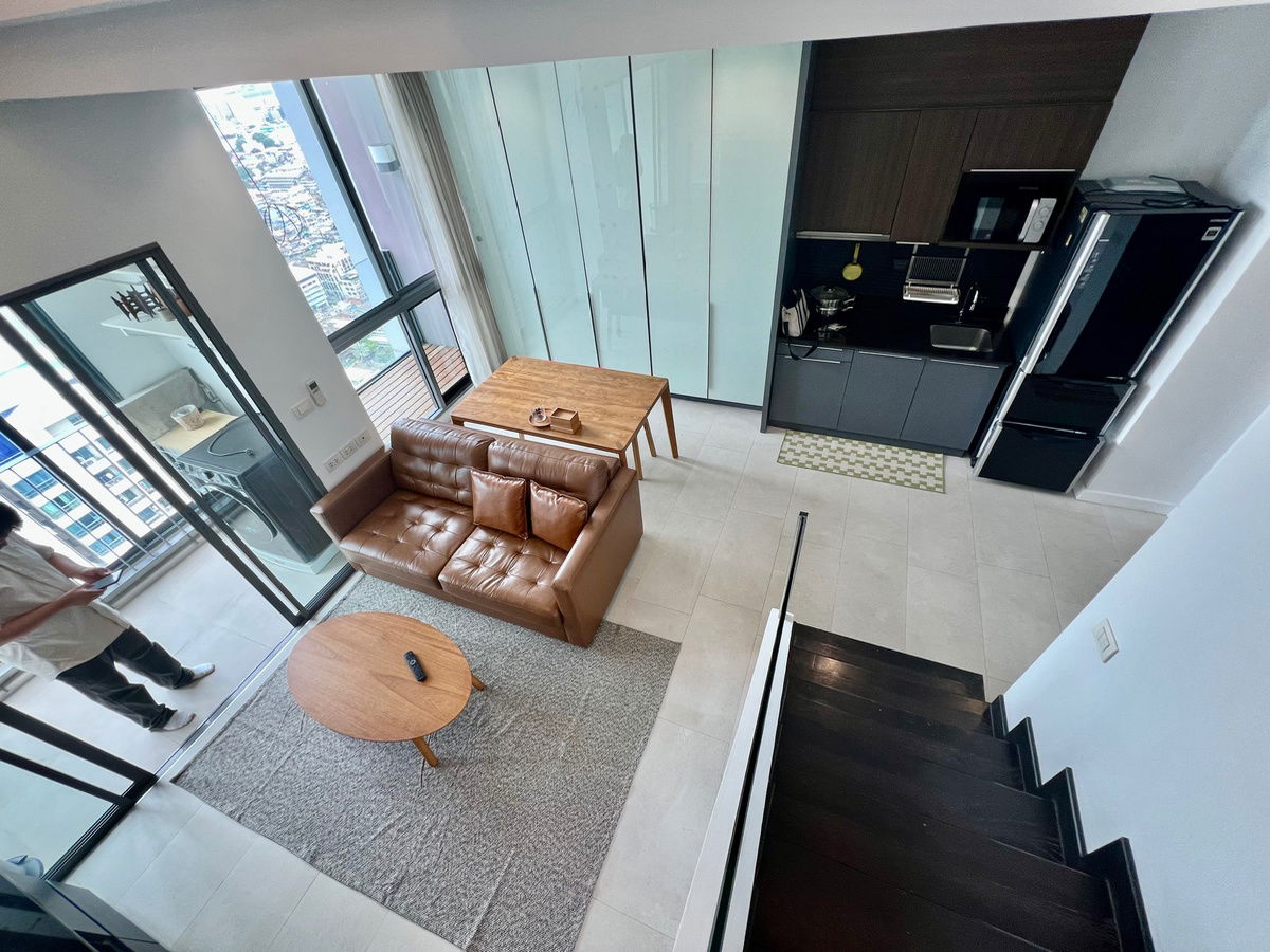 picture 🌆 For Rent: Ideo Q Phayathai | High-Floor Duplex with Stunning City View Fully Furnished | Great Location - 19/21
