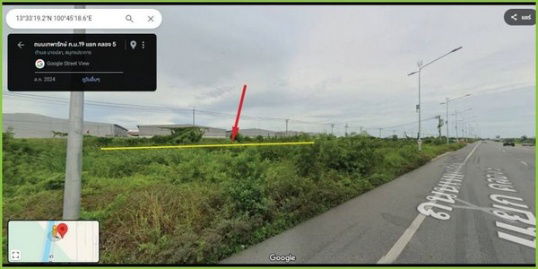 picture Purple Zone Land for Sale – Suvarnabhumi Canal Road, Bang Phli, Samut Prakan  - 3/5