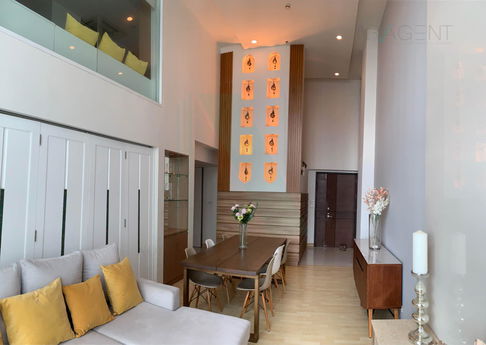 🎉 For Rent Condo THE RAJDAMRI Building 1, Floor 27,Duplex 2 bed room, Room size 120 sqm