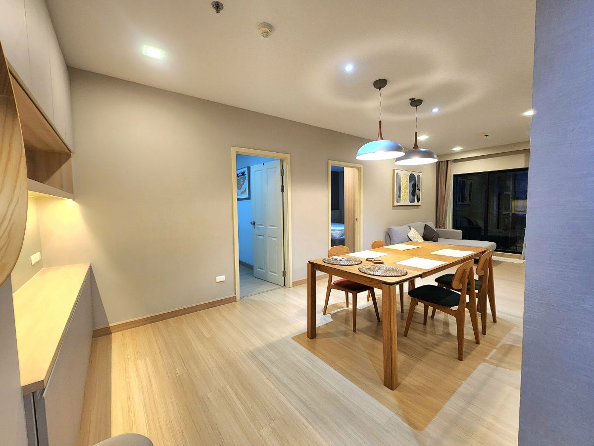 picture Reduced price** Sale / For rent Supalai City Resort Rama 8 **Real room, real picture** 2 bedrooms, 75 square meters, pool view SNS027 - 62/86