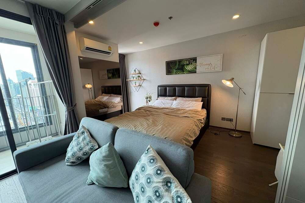 picture  For Sale !! high floor 25++, private lift!! 🔥Code C20250700029....Ideo Q Siam-Ratchathewi, 1 bed, 1 bath, furnished, ready to move in, SELL AT LOSS!! - 7/9