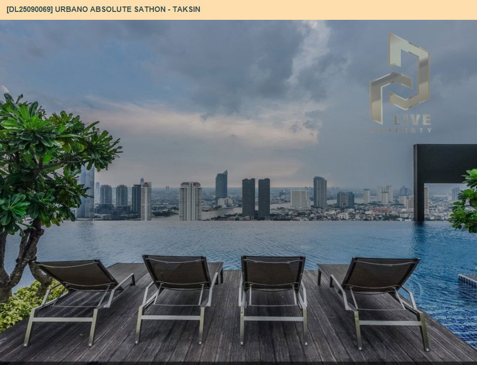 picture DL25090069 Condo for rent, Urbano Absolute Sathon - Taksin near BTS Krung Thon Buri, ready to move in, call urgently 0656133286 LineID @534wlwof - 18/23