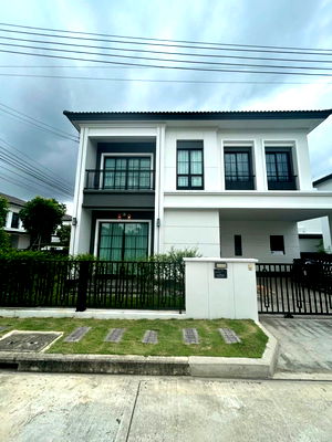 เช่าบ้านเดี่ยว เขตคลองสามวา : #A124249 ✅ 3/9/68  ให้เช่าบ้านเดี่ยว The Ricco Residence Prime Wongwaen-Hathairat📲📢สอบถาม ld line @condoboy