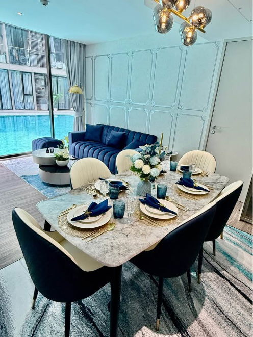 picture ⚡Rare Unit ⚡Condo for sale, Fynn Asoke, Sukhumvit 10, 3 bedrooms, Pool Access, can access the-SW002929 pool directly from the room, feel resort style - 21/36