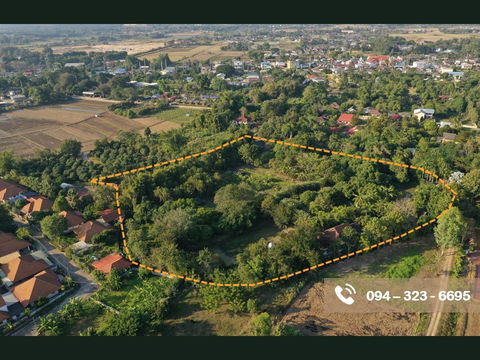 บ้านสวนพร้อมที่ดิน 11 ไร่ ในเชียงราย ปี 67 น้ำไม่ท่วม