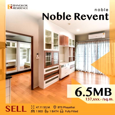 Condos for sale : Fully Furnished,Noble Revent High investment potential near BTS Ratchathewi