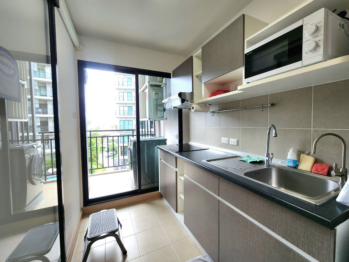 picture Reduced price** Sale / For rent Supalai City Resort Rama 8 **Real room, real picture** 2 bedrooms, 75 square meters, pool view SNS027 - 23/86