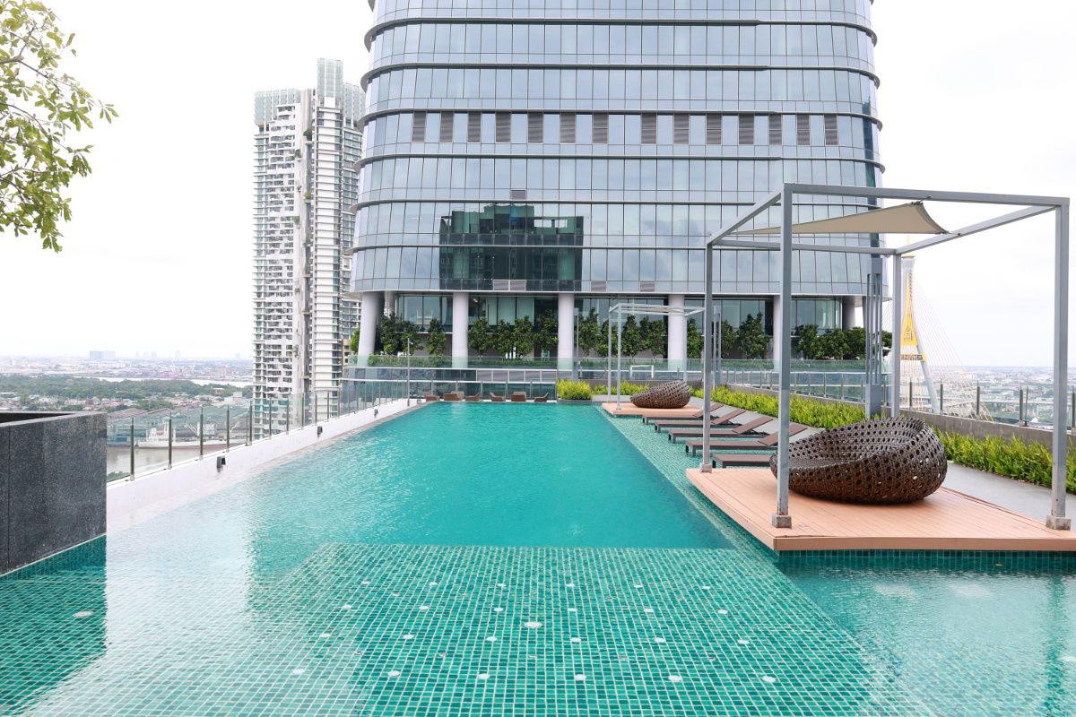 picture For Rent Fully furnished 1 Bedroom Lumpini Place Rama 3 - Riverine - 7/8
