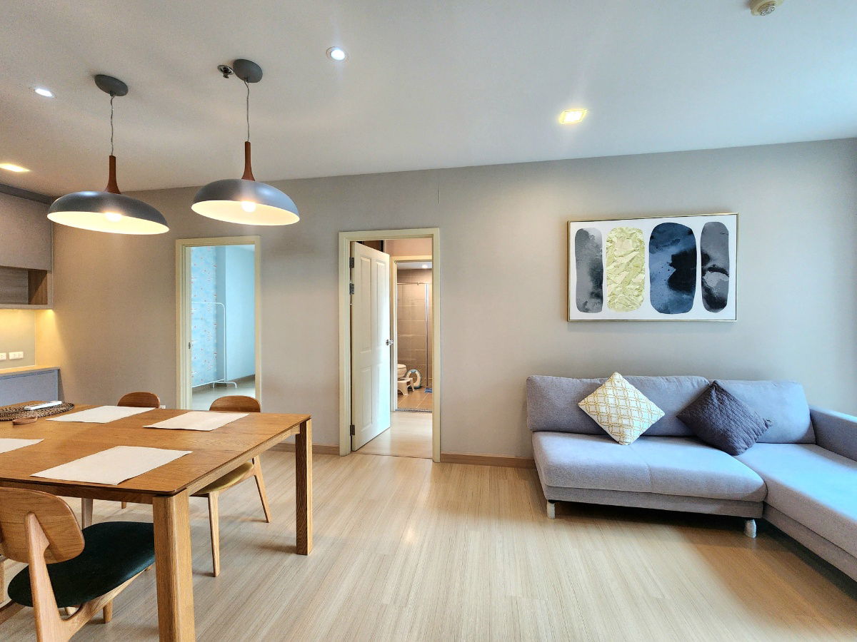 picture Reduced price** Sale / For rent Supalai City Resort Rama 8 **Real room, real picture** 2 bedrooms, 75 square meters, pool view SNS027 - 19/86