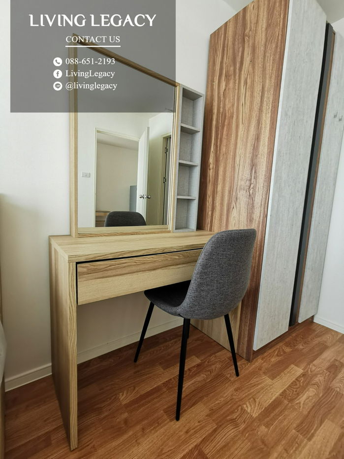 picture LW58KFZY Condo For Rent Lumpini Ville Phatanakan - Srinakarin 28.5 Sq.M. Floor 30 line id : @livinglegacy - 10/10